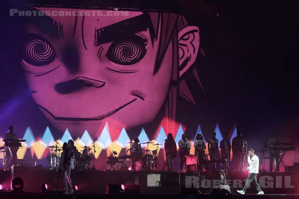 GORILLAZ - 2018-07-22 - PARIS - Hippodrome de Longchamp - Main Stage 1 - 